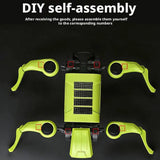 DIY Assembly RC Robot Dog Toy Remote Control Mechanical Robot Kit Science Teaching Model Electric Set Gift For Kids