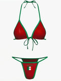 Asymmetric G String Bikinis Mini Micro Thong Bikini Female Swimsuit Women Swimwear Two-pieces Bikini Set Brazilian Bathing Suit