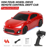 Mini Drift RC Car Supra 1/64 Scale With Gyro 2.4Gh Remote Control Professional High-Speed Turbo Racing Toy 1+ Birthday Gift