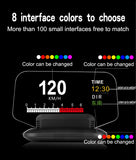 C1 Navigation Projection For HUD OBD2 GPS Bluetooth-compatible Auto Head Up Display Overspeed RPM Voltage Warning Car Parts