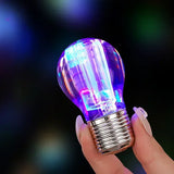 Transparent Electric Butane Gas Lighter, Windproof Straight Torch Lighter, Colorful Lights, Green Flame, Cool, New