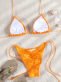 2026 Sexy Bikinis Swimsuit  Women Swimwear High Cut Bathing Suit Brazilian Biquini Sexy Bikini Sets Solid Beachwear