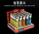 Magic Blue Flame Grinding Wheel Lighter Metal Butane Gas Flint Lighter Cigarette Lighter Smoking Accessories Ensendedores