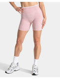 Women's High Waisted Leopard Print Yoga Shorts — Seamless Tummy Control Workout Biker Shorts for Gym, Fitness, and Running