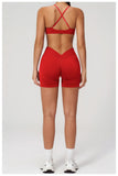 2PCS Yoga Suit Women Tracksuit Sports Bra High Waist Leggings Outfit Gym Set Fitness Athletic Wear Workout Clothes Sportswear