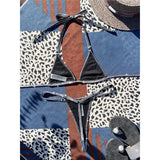Silver Sequin Extreme Mini Micro Thong Bikini Women Swimwear Female Swimsuit Two-piece Bikini set Bather Bathing Suit Swim V4394