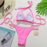 Bling Butterfly Rhinestone Bikini Women Swimwear Two-Pieces Bikini Set Female Swimsuit Halter Bather Bathing Suit Swim V2576