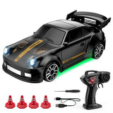 1/64 Scale Drift RC Car 2.4G Desktop Mini Racing Model with ESP 4WD Remote Control Vehicle Toy For Adults Kids Ideal Gift
