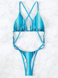 Sexy Extreme Mini Micro String Women Swimwear One Piece Swimsuit Female Cross Backless Monokini High Cut Bathing Suit Swim Lady
