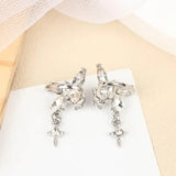【1Pair Butterfly Rhinestone Decor For Clip On Earbuds Open Ear Accessories Removeable DIY Earphone Decoration】