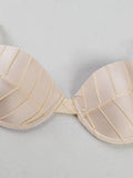 Sexy 3Pieces Push Up Bikini Set Women Swimsuit High Waist Perspective Tassel Skirt Beach Outing Bathing 2024 Feminine Swimwear