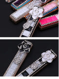 Charging personalized creative gift for women with diamond studded USB cigarette lighter encendedor eléctrico  gadgets for men
