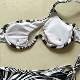 Sexy One Shoulder Underwired V-Bar Bikini Female Swimsuit Women Swimwear Two-Pieces Bikini Set Bather Bathing Suit Swim V4229