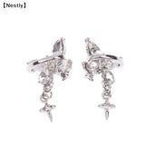 1Pairs Headphone Diameter Buckle Zircon Decorative Headphone Decoration Clip Removable Easy To Install Earbud Accessories