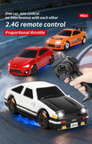 Mini Drift RC Car Supra 1/64 Scale With Gyro 2.4Gh Remote Control Professional High-Speed Turbo Racing Toy 1+ Birthday Gift