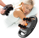 6 Head Massage Gun Deep Tissue with 9 Levels 9 Modes Electric Massager Tool Leg Arms Waist Back Buttocks Body Muscle Pain Relief