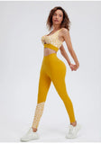 Cloud Hide SEXY Leopard Yoga Set Women Sports Wear Gym Tracksuit Clothes Workout Leggings Crop Top Bra Fitness Suit Sportswear