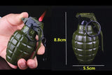 New Multifunctional Military Model Creative Windproof Lighter Metal Body Pink Flame Ashtray Butane Gas Lighter Collection Gift