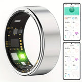 Smart Ring for Women & Men, Waterproof Fitness Tracker Ring with Sleep Monitoring, Pedometer & Calories Counter ,compatible with IPhone and Android,smart Gift
