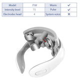 TENS Pulse Neck Massage Household Cervical Spine Massager Wireless Smart Sholder Cervical Massager Heating Muscle Punch Beating