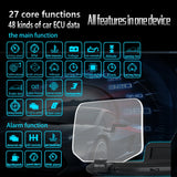 C1 Navigation Projection For HUD OBD2 GPS Bluetooth-compatible Auto Head Up Display Overspeed RPM Voltage Warning Car Parts