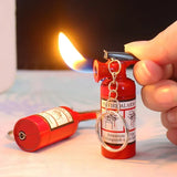 Metal Mini Pendant Lighter Outdoor Cigar Butane Unique Keychain Inflatable Lighter Personalized Smoking Gift