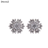 1Pairs Headphone Diameter Buckle Zircon Decorative Headphone Decoration Clip Removable Easy To Install Earbud Accessories