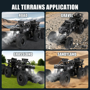 6-Wheel 4WD RC Off-Road Climbing Truck, Remote Control Car Toy, Perfect Gift for Kids  Control Trucks Boys Toys for Children