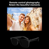 Lenovo Bluetooth5.4 AI Smart Camera Glasses 8K Photo Recording Remote Control Touch Translator Voice Assistant Wireless Sunglass