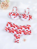 ZRTAK Sexy 2026 Floral Bikini Micro Thongs Bathing Suit Swimsuit Women Biquini Bandage Beachwear Swimwear 2 Piece Bikini Sets