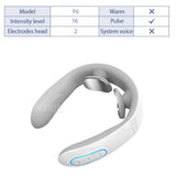 TENS Pulse Neck Massage Household Cervical Spine Massager Wireless Smart Sholder Cervical Massager Heating Muscle Punch Beating