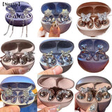 1Pairs Headphone Diameter Buckle Zircon Decorative Headphone Decoration Clip Removable Easy To Install Earbud Accessories