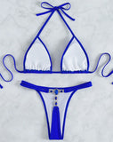 Extreme Mini Micro G String Bikini Leopard Diamond Bikini Women Swimsuit Female Swimwear Two Pieces Bikini Set Bathing Suit Swim