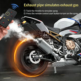 Remote start 1:6 For BMW S1000RR alloy die-casting motorcycle model sound light dynamic collection hobbies birthday Gift boys