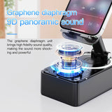 3-in-1 Bluetooth Speaker Phone Power Bank Foldable Wireless Speaker Phone Stand with Anti-Slip Pads For Video Meeting Live