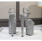 Korean Style Nightclub Catwalk Shoes 20 Cm Waterproof Platform Hentiangao High Heel Sandals Middle Eastern Fashion And Elegant