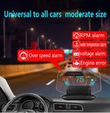 C1 Navigation Projection For HUD OBD2 GPS Bluetooth-compatible Auto Head Up Display Overspeed RPM Voltage Warning Car Parts