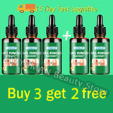 7 Days Nail Fungus Treatment Serum Ginger Anti-infective Paronychia Onychomycosis Toe Foot Nail Fungal Repair Gel Hand Foot Care