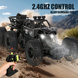 Six-Wheel Alloy RC Car Rock-Climbing 45° Inclination Four-Wheel Drive High-Resilience Shock All-Terrain Climbing Vehicle