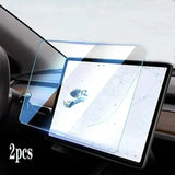 15 Inch Tempered Glass For Tesla Model 3 Y Center Control Navigation Screen Glass Film 9H Matte Anti Fingerprint Accessory