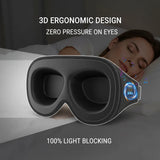 Sleep Headphones, 3D Sleep Mask Bluetooth Wireless Music Eye Mask, Sleeping Headphones For Side Sleepers Sleep Mask With