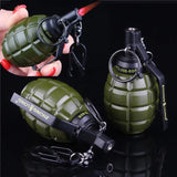 New Multifunctional Military Model Creative Windproof Lighter Metal Body Pink Flame Ashtray Butane Gas Lighter Collection Gift