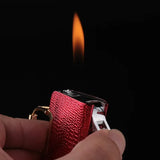 Mini Fashion Women's Bag Inflatable Lighter Open Flame Butane Gas Metal Lighter Women's Gift Cigarette Accessories