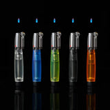 Magic Blue Flame Grinding Wheel Lighter Metal Butane Gas Flint Lighter Cigarette Lighter Smoking Accessories Ensendedores
