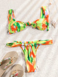ZRTAK Two Piece Suit Bikinis 2026 Women Swimsuit Push Up Bathing Suit Sexy Bikinis Sets Swimwear Print Beachwear Solid Biquinis