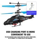 2-way remote control airplane infrared induction helicopter LED lights drone USB charging fighter model boy toy