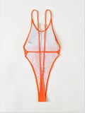 Sexy Extreme Mini Micro String Women Swimwear One Piece Swimsuit Female Cross Backless Monokini High Cut Bathing Suit Swim Lady