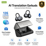 HTC NE67 Wireless Earbuds Bluetooth TWS Headphones ENC Noise Cancelling HiFi Stereo Sports Earphones for IOS Android