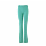 Gia 26SS Slim Fit Letter Printed Open Thread Design Hooded Zipper Short Jacket Pants Set
