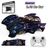 Upgraded Wall Climbing Remote Control Car Competition Lighting Drift Stunt Car 2.4G Car Toy Children's Christmas Gift